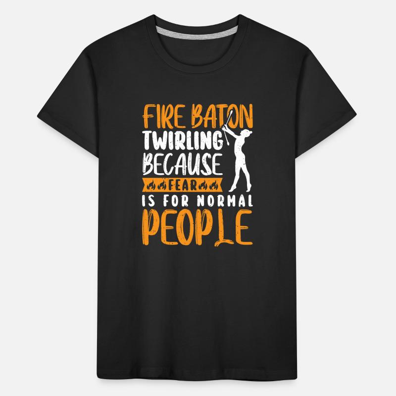 Dancing Vortex Dance School Fire Stick Dancer Kids' Premium Organic T-Shirt