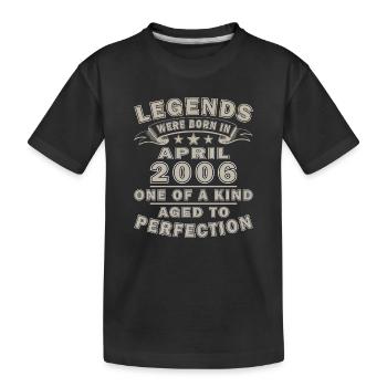 Legenden aus April 2006 - Kinder Premium Bio T-Shirt - Schwarz - Vorne