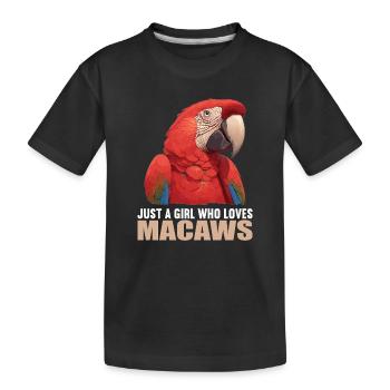 L’ère de l’ara - T-shirt bio Premium Enfant - noir - Devant