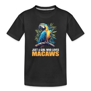 L’ère de l’ara - T-shirt bio Premium Enfant - noir - Devant