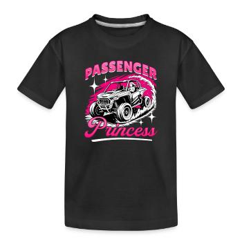 UTV Fille tout-terrain Femme 4 roues côte à côte - T-shirt bio Premium Enfant - noir - Devant