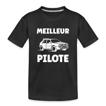 rallye - T-shirt bio Premium Enfant - noir - Devant