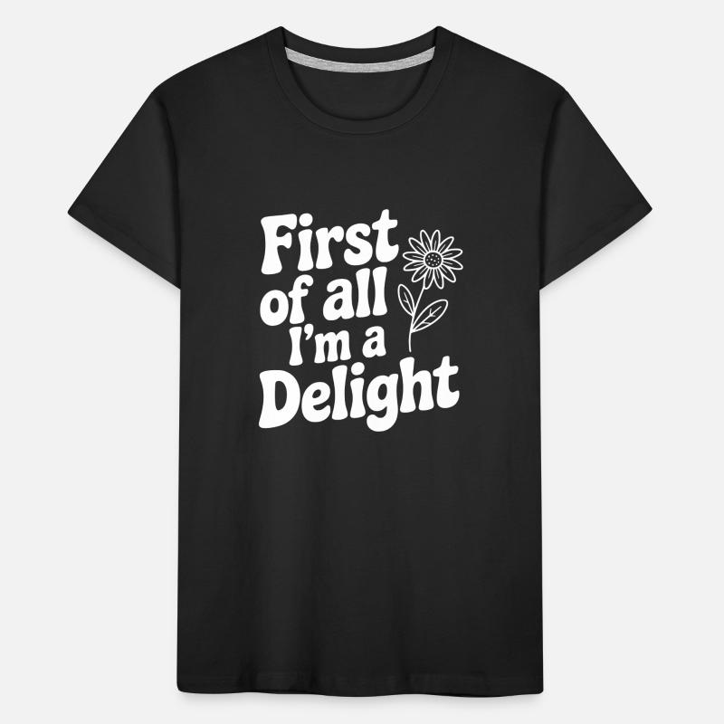 Zunächst einmal bin ich eine Freude Kinder Premium Bio T-Shirt