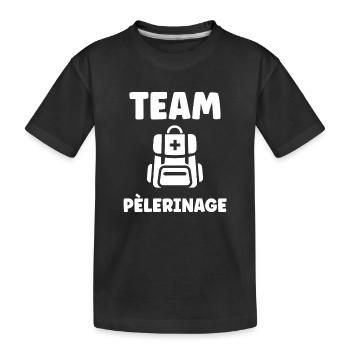 Pèlerinage  - T-shirt bio Premium Enfant - noir - Devant