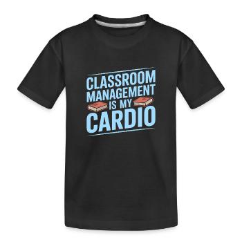 High School Teacher Classroom Management Education - Kids' Premium Organic T-Shirt - black - Front