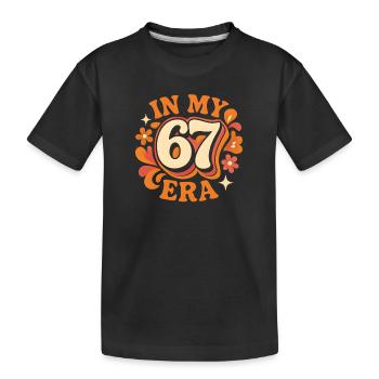 Dans mon anniversaire d’humour italien de cerveau pourri de l’ère 67 - T-shirt bio Premium Enfant - noir - Devant