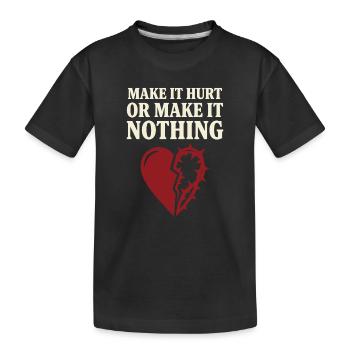 Vampirische Romantische Romantik Goth Dunkle - Kinder Premium Bio T-Shirt - Schwarz - Vorne