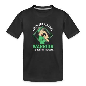 Donneur d’organes, donneur d’organes, donneur d’organes, donneur de foie. - T-shirt bio Premium Enfant - noir - Devant