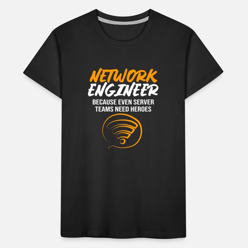 Network Computer Scientist Programmer Admin Kids' Premium Organic T-Shirt