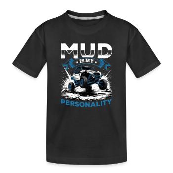 UTV Off Road 4 Wheeler Side by side - Kids' Premium Organic T-Shirt - black - Front
