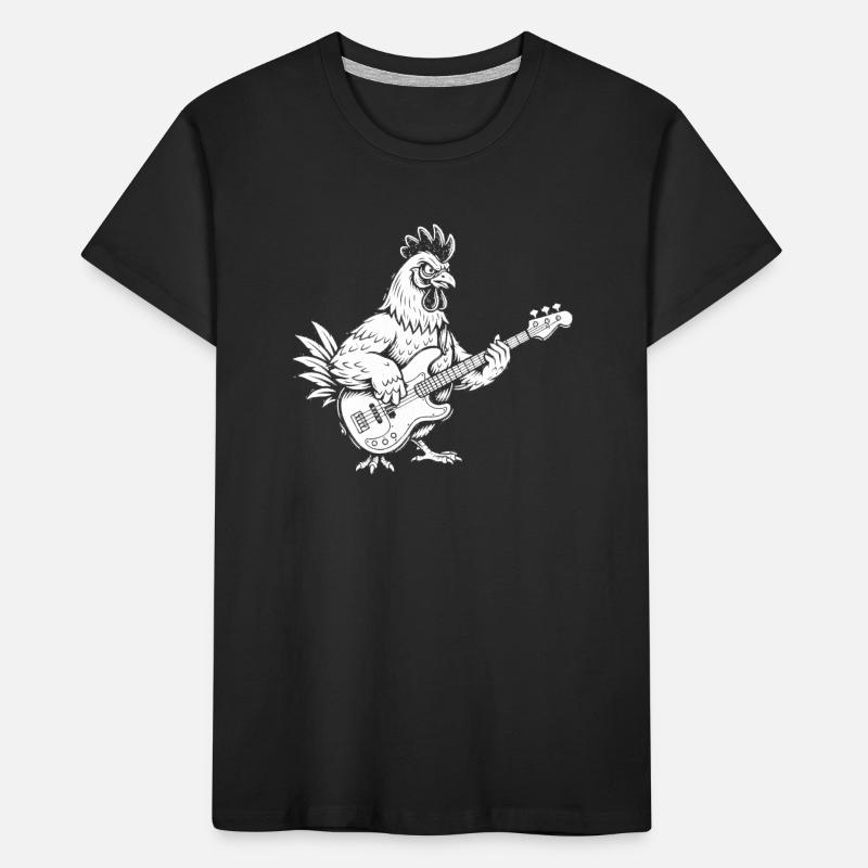 Cloud Forest Silhouette Mono Kids' Premium Organic T-Shirt