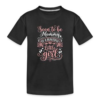 Future maman : Petite princesse - T-shirt bio Premium Enfant - noir - Devant