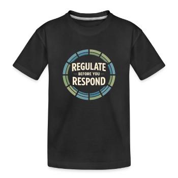 Guérison somatique Thérapie somatique - T-shirt bio Premium Enfant - noir - Devant