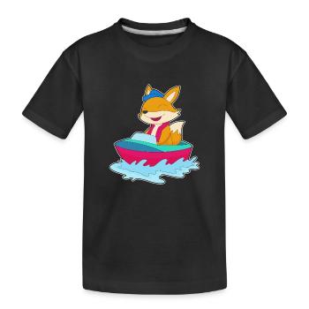 Petit bateau Fox - T-shirt bio Premium Enfant - noir - Devant
