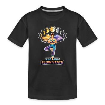 Mondmeditation, Mondachtsamkeit, Spirituell - Kinder Premium Bio T-Shirt - Schwarz - Vorne