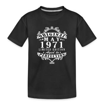 Mai 1971 - T-shirt bio Premium Enfant - noir - Devant