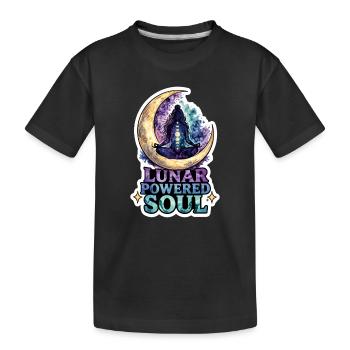 Mondmeditation, Mondachtsamkeit, Spirituell - Kinder Premium Bio T-Shirt - Schwarz - Vorne