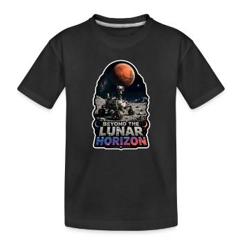 Lass Uns Zum Mars Gehen. Mars-erkundungsmission - Kinder Premium Bio T-Shirt - Schwarz - Vorne
