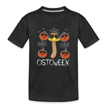 Bouquet d’Halloween Safari Africa Serengeti Wildlife - T-shirt bio Premium Enfant - noir - Devant