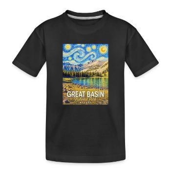 Parc national du Grand Bassin, Nevada - T-shirt bio Premium Enfant - noir - Devant