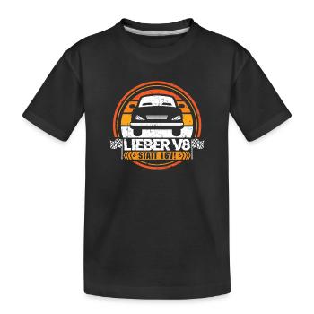 Tuner Tuning Auto Kfz Motorsport Turbo Spruch - T-shirt bio Premium Enfant - noir - Devant