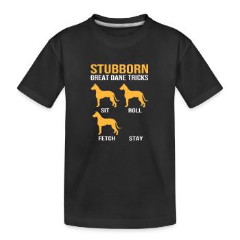 Dogue allemand - T-shirt bio Premium Enfant - noir - Devant