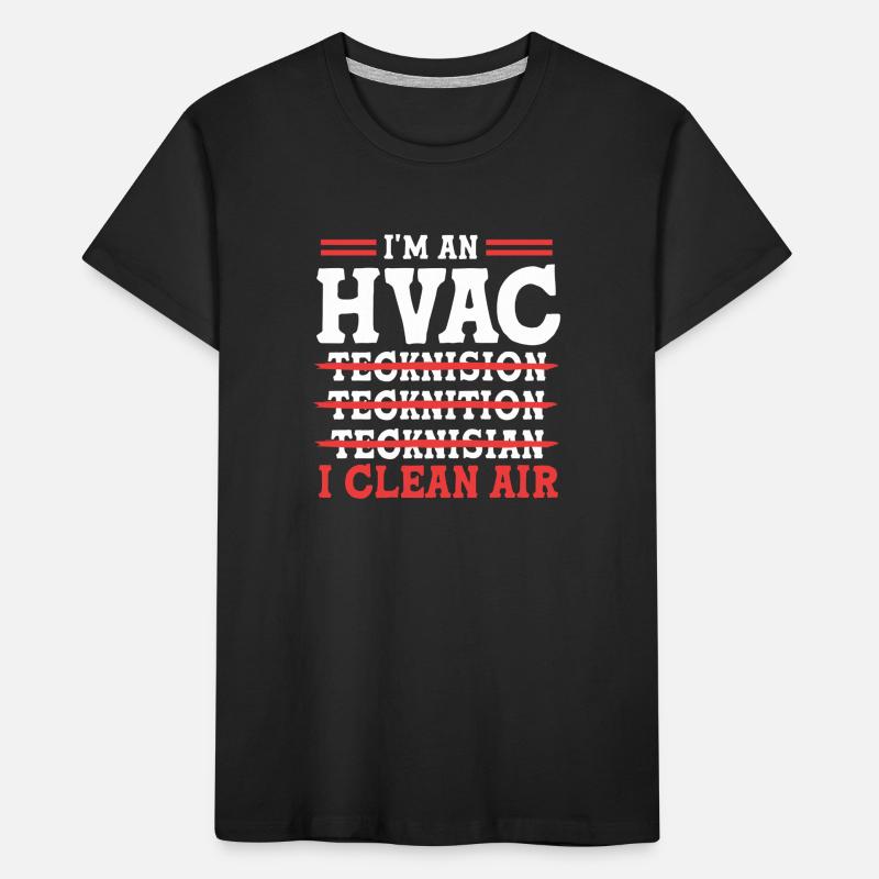 Technicien en climatisation de chauffage Technicien en réfrigération T-shirt bio Premium Enfant