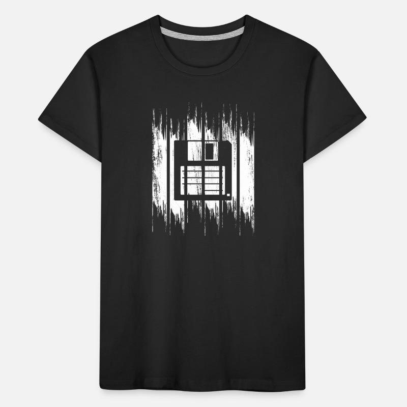 Floppy Disk Drawing Kids' Premium Organic T-Shirt