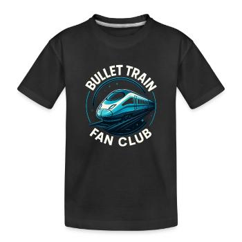 Bullet Train Fanclub - Kinder Premium Bio T-Shirt - Schwarz - Vorne