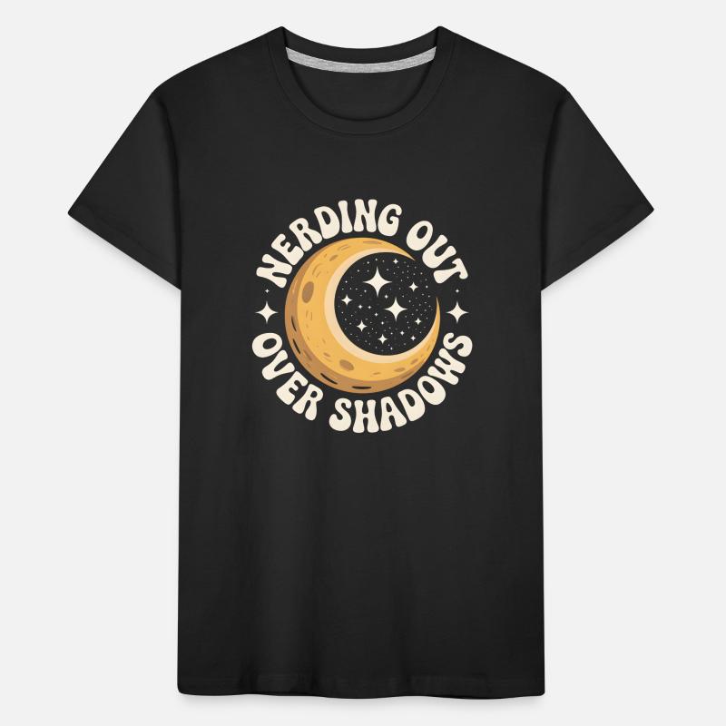 Shadow Nerd | Solar eclipse Kids' Premium Organic T-Shirt