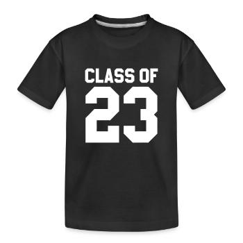 Promotion des 23 Diplômés audacieux - T-shirt bio Premium Enfant - noir - Devant