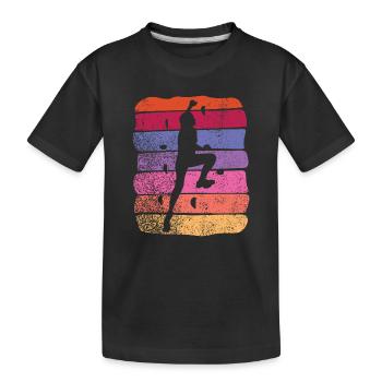 Boulderer Boulder Bouldering - Kids' Premium Organic T-Shirt - black - Front