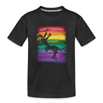 Boulderer Boulder Bouldering - Kids' Premium Organic T-Shirt - black - Front