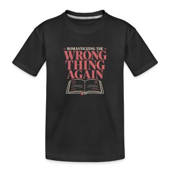 Poetcore Poète Poésie Dark Academia Gift - T-shirt bio Premium Enfant - noir - Devant