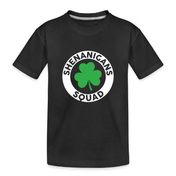 Équipe de Chicanements Shamrock Tee - T-shirt bio Premium Enfant - noir - Devant