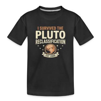 Justice de Pluton pour Pluton N’oubliez jamais Pluton - T-shirt bio Premium Enfant - noir - Devant
