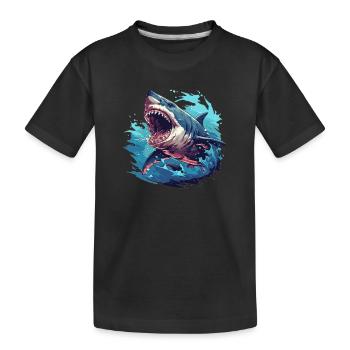 Sharks Shark - Kids' Premium Organic T-Shirt - black - Front
