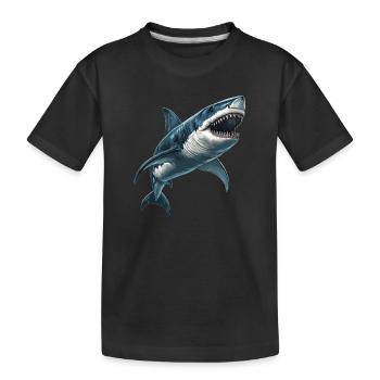 Sharks Shark - Kids' Premium Organic T-Shirt - black - Front
