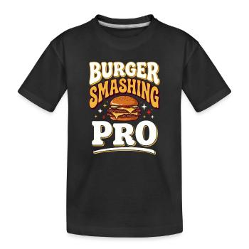 Burger Crush Professional - T-shirt bio Premium Enfant - noir - Devant