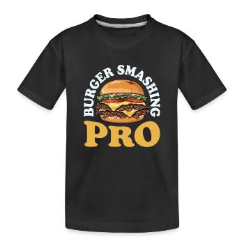 Burger Smasher Pro - T-shirt bio Premium Enfant - noir - Devant