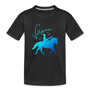 Moulin de voûte – Tenue sportive pour sauteurs - T-shirt bio Premium Enfant - noir - Devant