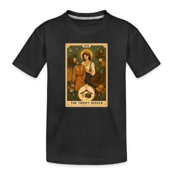 Chercheur d’occasion | Vintage Tarot - T-shirt bio Premium Enfant - noir - Devant