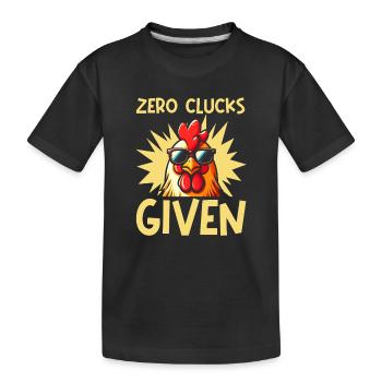 Farmer Rooster Flock Poultry Chicken - Kinder Premium Bio T-Shirt - Schwarz - Vorne