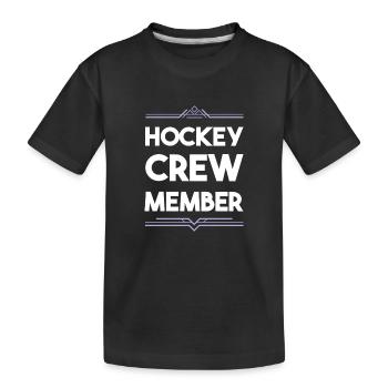 Hockey Crew - T-shirt bio Premium Enfant - noir - Devant
