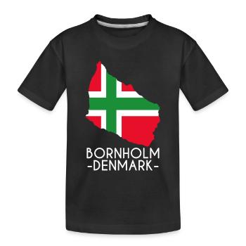 Bornholm, Danemark - T-shirt bio Premium Enfant - noir - Devant
