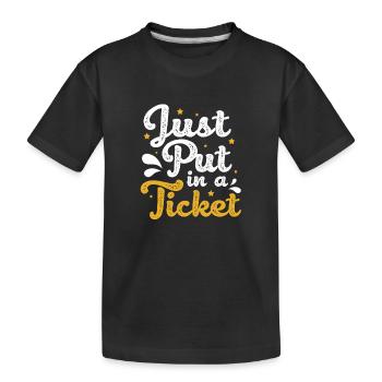 Assistance technique - T-shirt bio Premium Enfant - noir - Devant