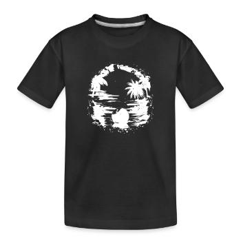 Coucher de Bowling - T-shirt bio Premium Enfant - noir - Devant