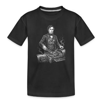 Franklin Pierce Grilling BBQ - T-shirt bio Premium Enfant - noir - Devant