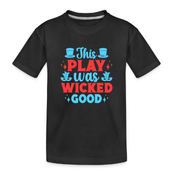 Théâtre musical Cette pièce était un acteur incroyablement bon - T-shirt bio Premium Enfant - noir - Devant
