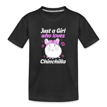 Chinchilla - T-shirt bio Premium Enfant - noir - Devant